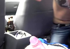 A young girl HOT sucks my dick in the car!!!