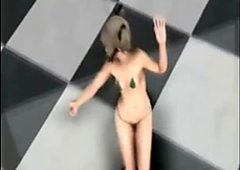 Tall and Skinny 3D Teen Dancing!
