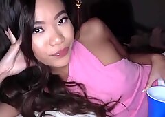 Hot Asian Sister Fucks Big Dick Brother In Pillow Fort
