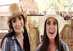 HOT COUNTRY GIRLS SHARE A COCK